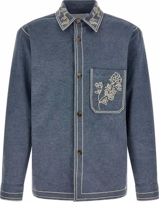 Blue Cotton Blouse