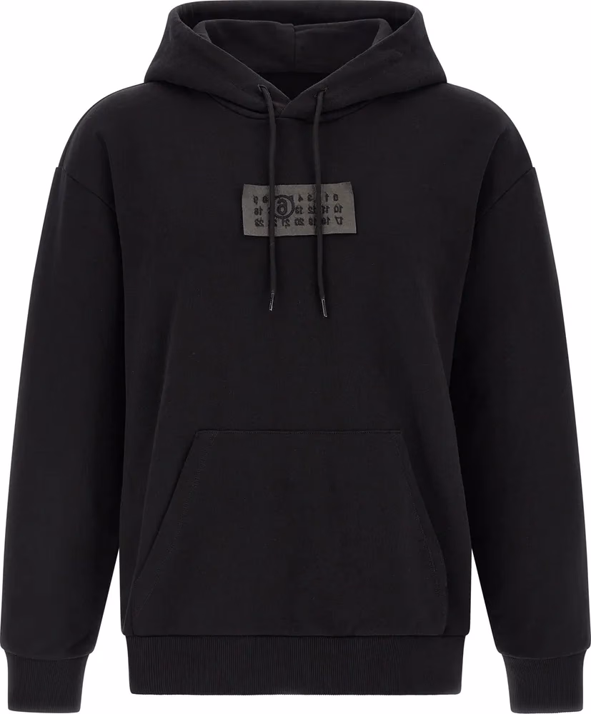 MM6 Maison Margiela Black Cotton Sweatshirt
