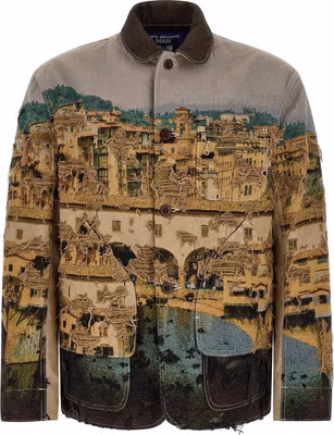 Multicolor Polyester Jacket