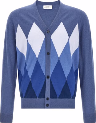 Blue Cotton Cardigan