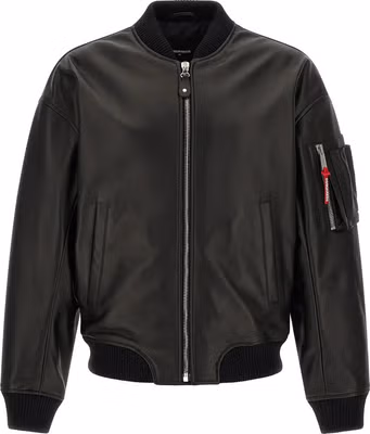 Black Leather Leather Jacket