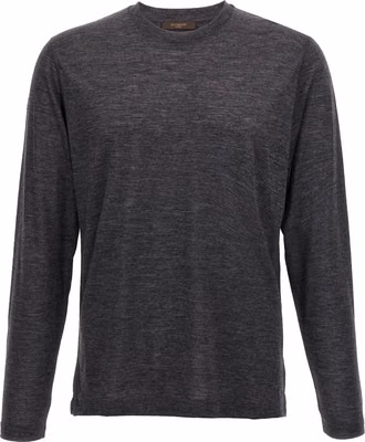 Gray Virgin Wool Sportswear