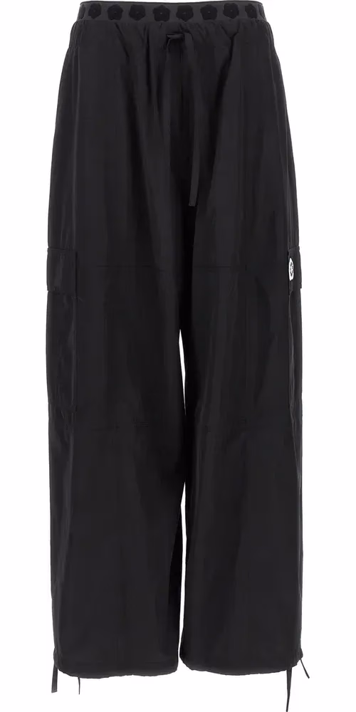 Kenzo Black Polyester Cargo Pants