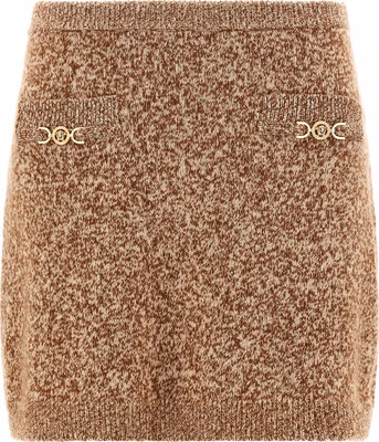 Multicolor Virgin Wool Long Skirt