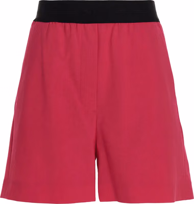 Fuchsia Virgin Wool Bermuda Shorts