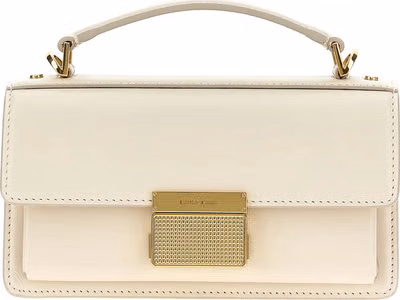 White Cowhide Handbag