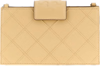 Beige Lamb Leather Cardholder