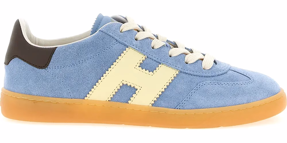 Hogan Blue Calfskin Sneakers