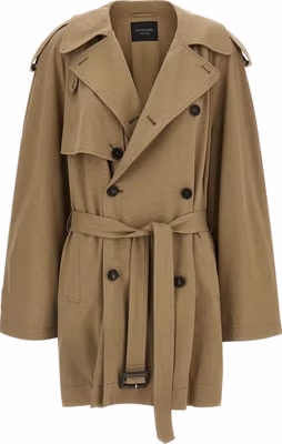 Beige Cotton Coat