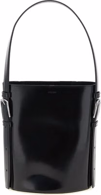 Black Cowhide Shoulder Bag