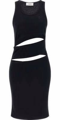Black Organic Cotton Short Dress