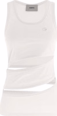 White Organic Cotton Tank Tops