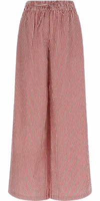 Multicolor Cotton Casual Pants