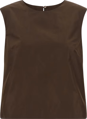 Brown Polyester Shirt
