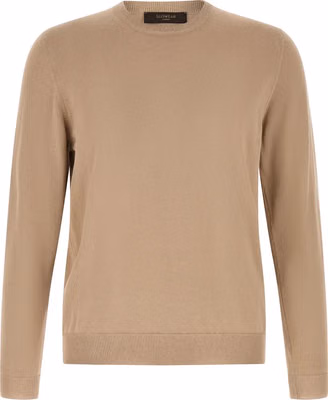 Beige Cotton Cardigan