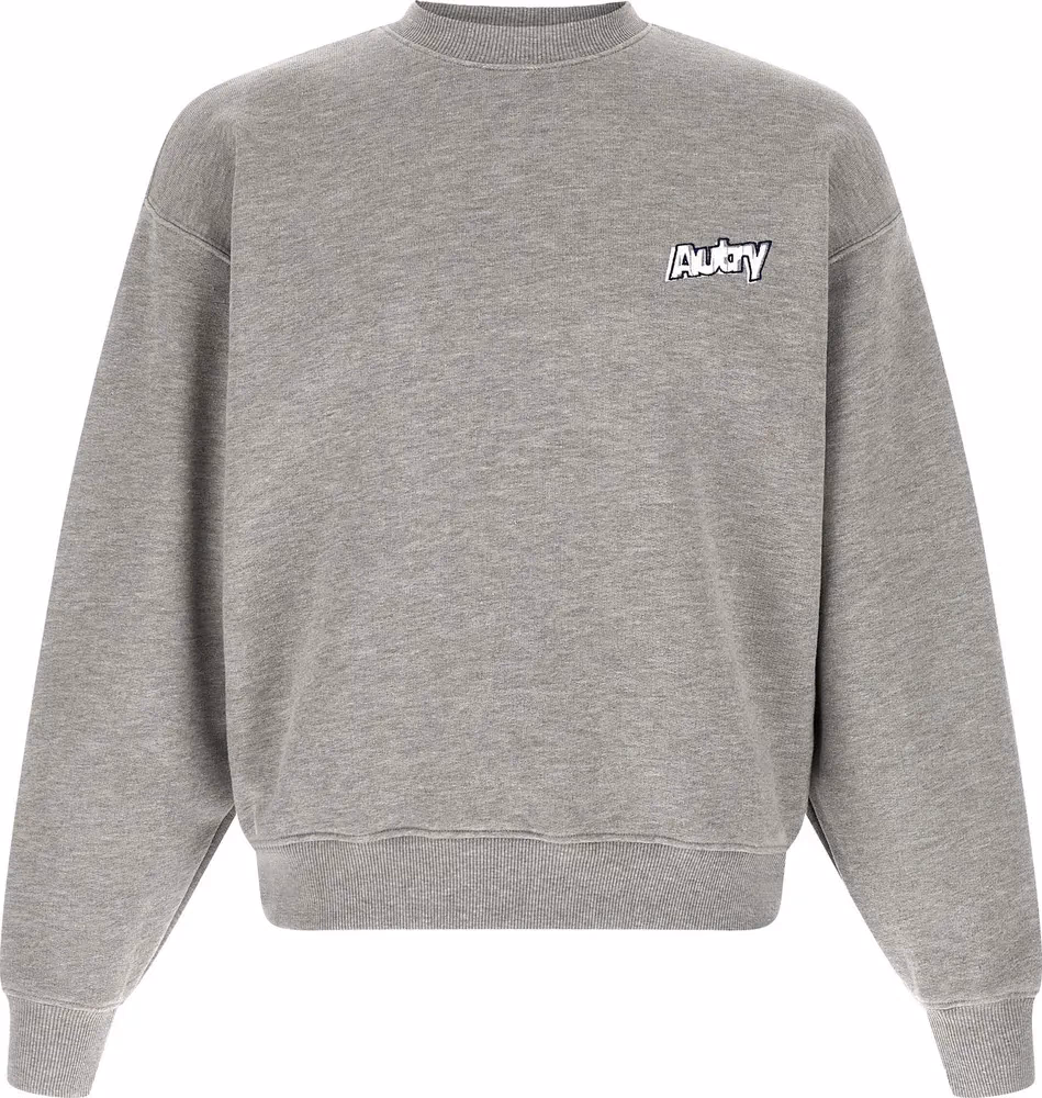 Autry Gray Cotton Sweatshirt