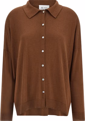 Brown Cashmere Cardigan
