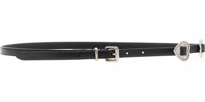 Black Calfskin Regular Belt