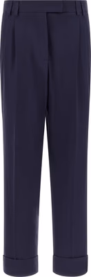 Blue Cotton Pants