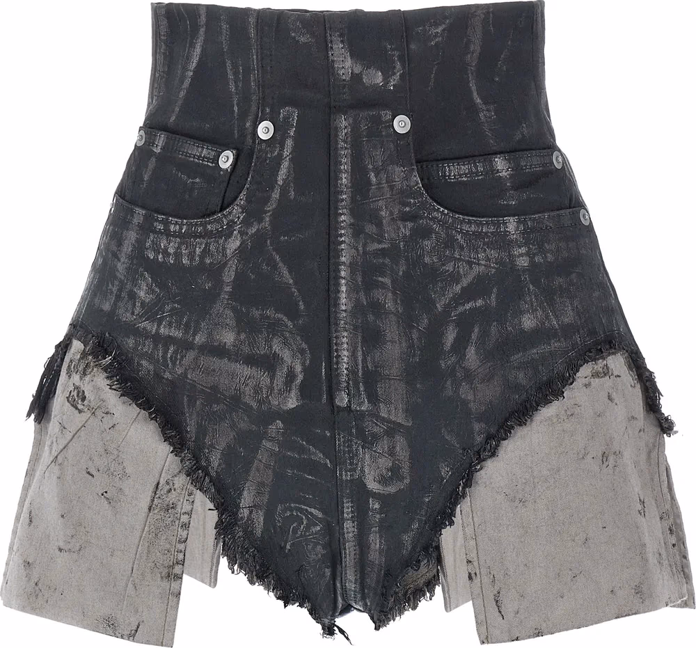 DRKSHDW Brown Cotton Bermuda Shorts