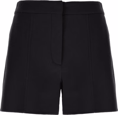 Black Virgin Wool Bermuda Shorts