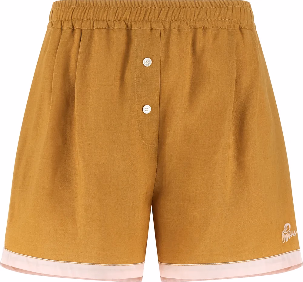 Marni Bicolor Calfskin Bermuda Shorts