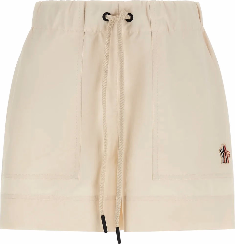 Moncler Grenoble White Polyester Bermuda Shorts