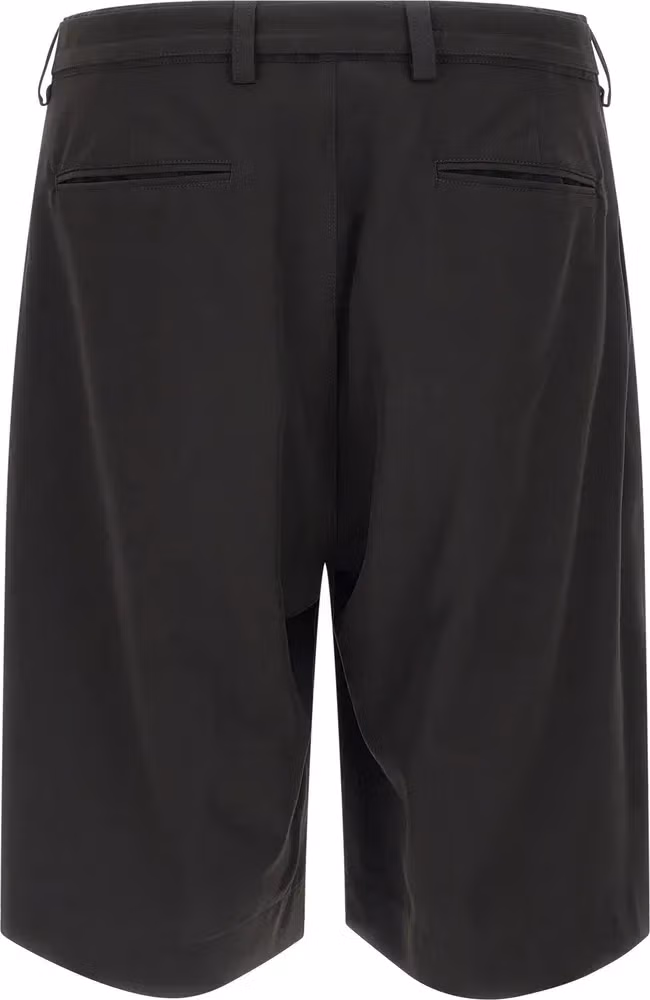 CELLAR DOOR Black Polyester Bermuda Shorts