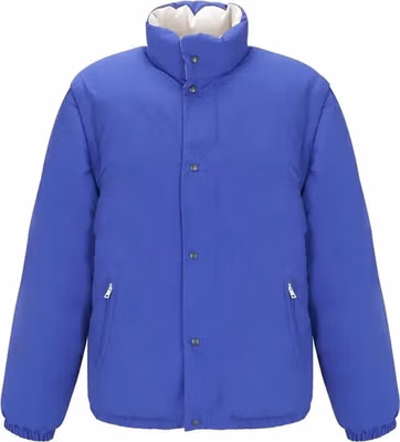 Blue Polyamide Full-Length Jacket