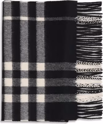 Black Cashmere Scarf
