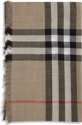 Beige Wool Oves Aries Scarf
