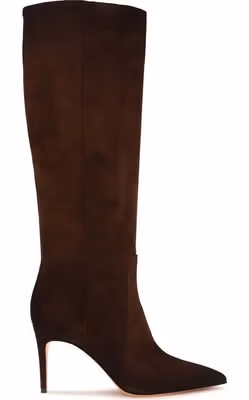 Brown Calf Leather Bos Taurus High Heel Boots