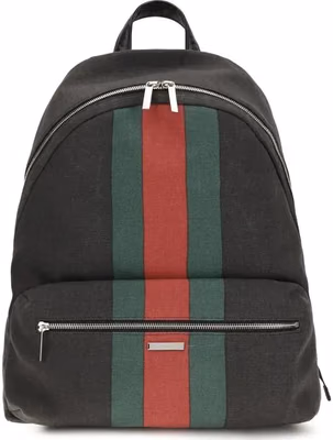 Black Fabric Backpack