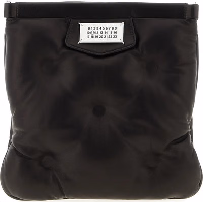 Black Lambskin Crossbody Bag