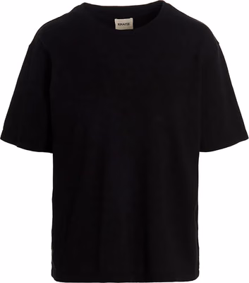 Black Cotton T-Shirt