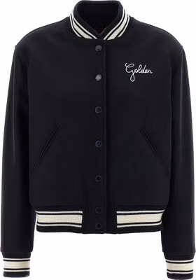 Blue Virgin Wool Bomber