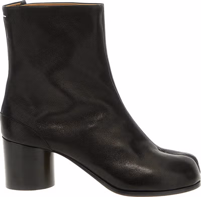 Black Napa Leather / Calf Bos Taurus Ankle Boots