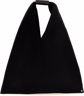 Black Polyester Shoulder Bag