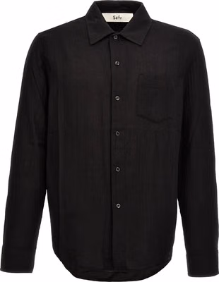 Black Cotton Blouse