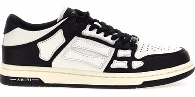 Bicolor Leather Low Top Sneakers