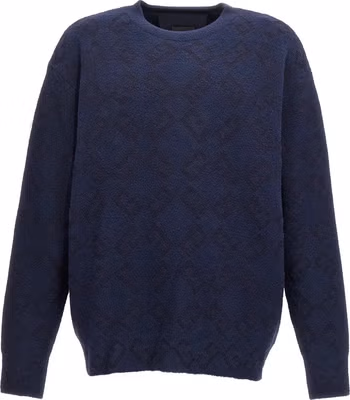 Blue Wool Cardigan