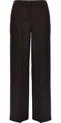 Purple Virgin Wool Dress Pants
