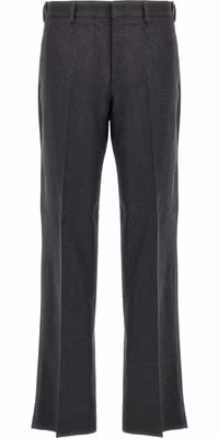 Gray Cashmere Casual Pants