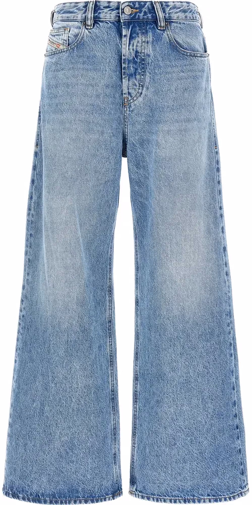 Diesel Blue Cotton Jeans Denim