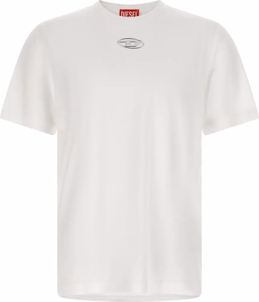 Diesel White Cotton T-Shirt