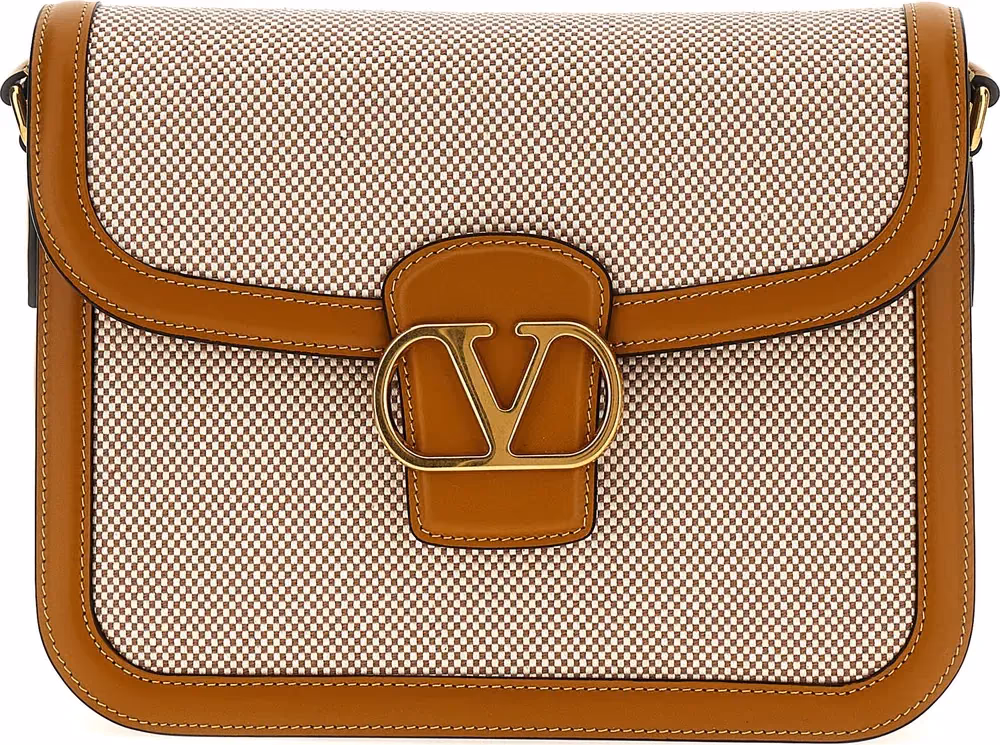 Valentino Garavani Multicolor Cotton Shoulder Bag