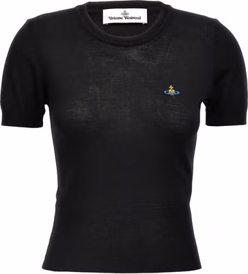 Black Wool T-Shirt