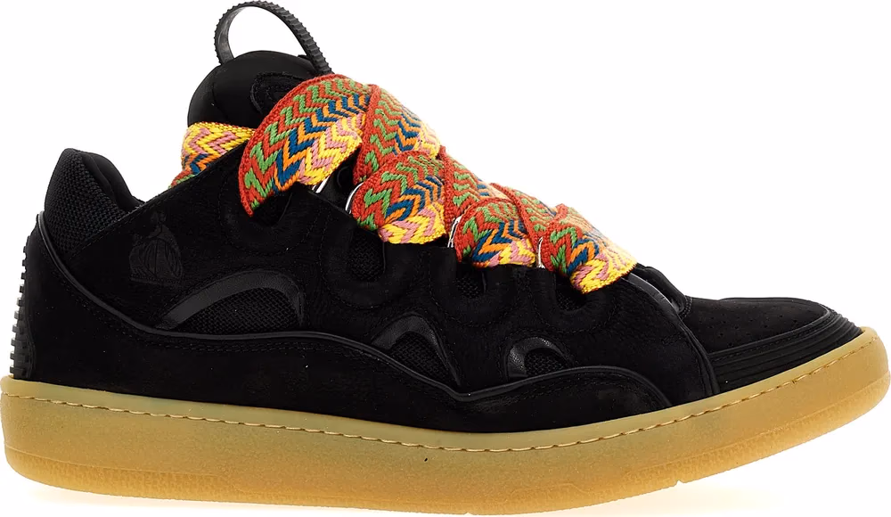 Lanvin Black Calfskin Chunky Sneakers