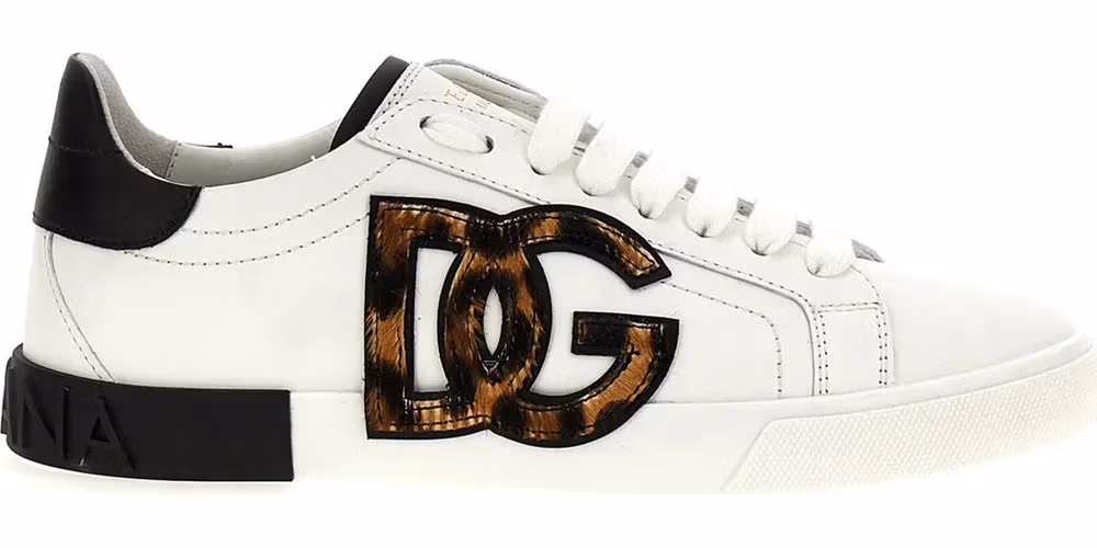 Dolce & Gabbana Multicolor Calfskin Low Top Sneakers