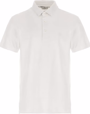White Cotton Polo Shirt